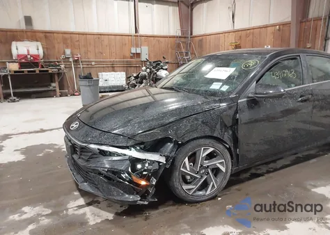 2025 Hyundai Elantra Hybrid Limited from USA, damaged, VIN KMHLN4DJ1SU142325